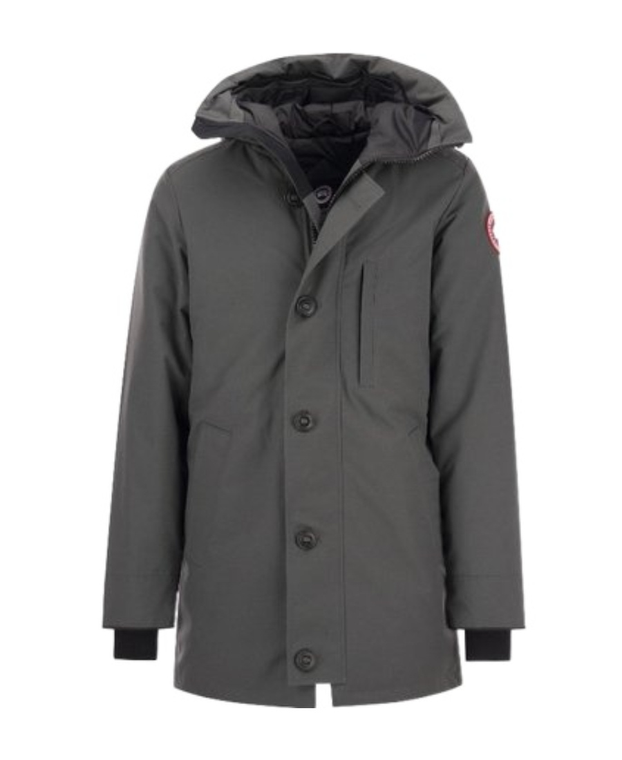 Canada Goose Men's Chateau Hooded Parka - Black Label In Black