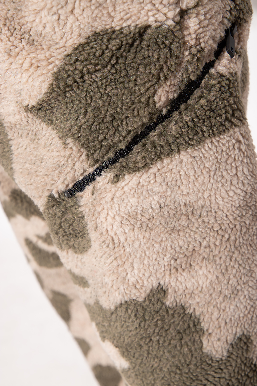 Essentials Fear Of God Camouflage Printed Fleece Trousers In Nude