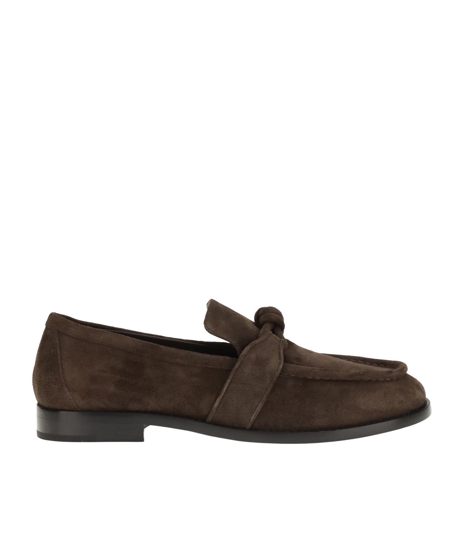Bottega Veneta Brown Suede Astaire Loafers In Brown