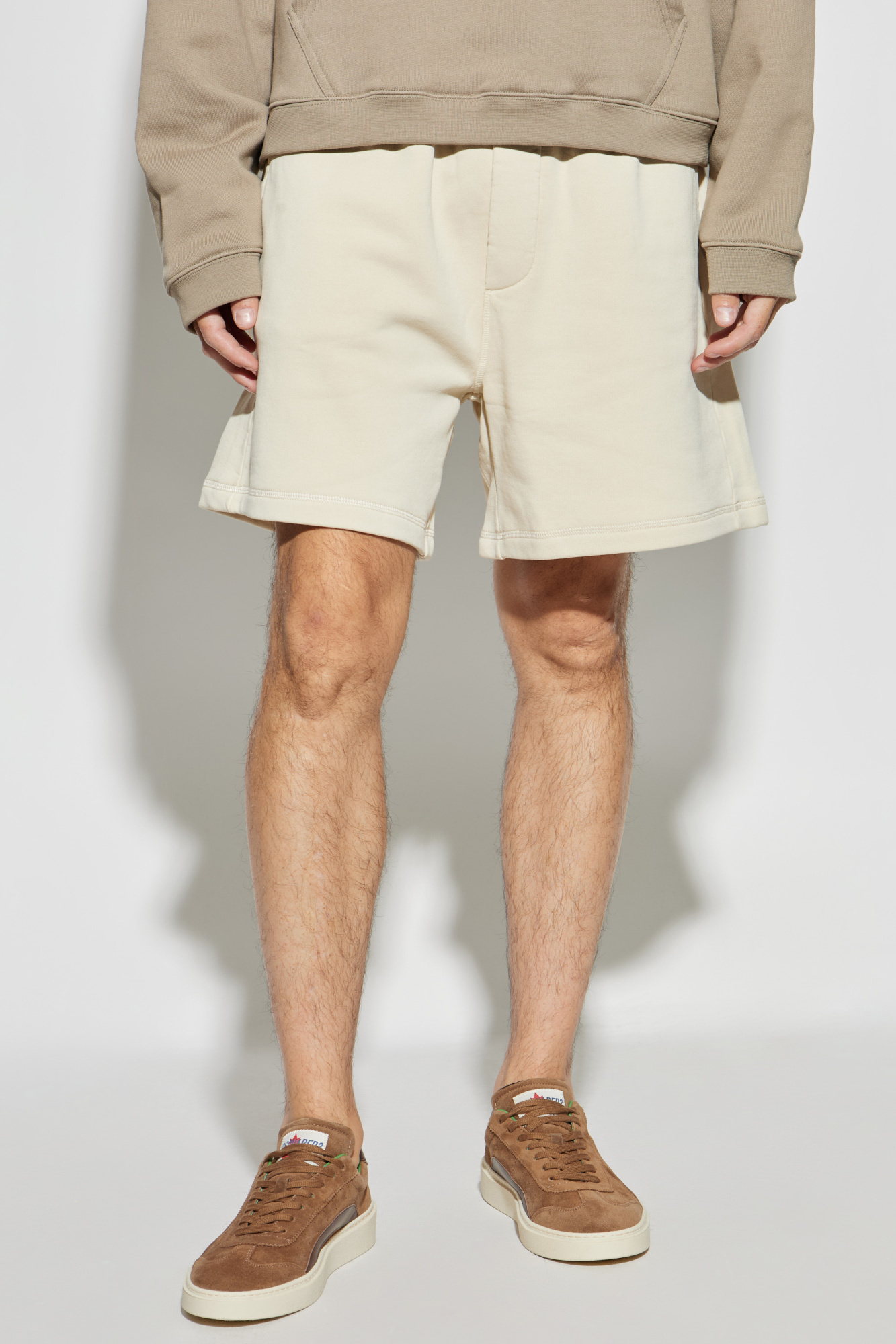 Dsquared2 Embroidered Shorts In White