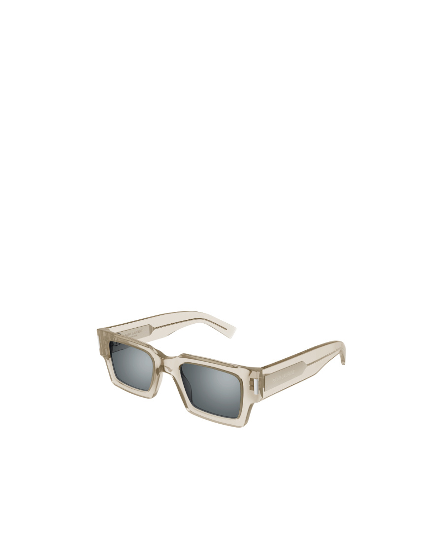Saint Laurent Sl572 Square-frame Tinted Sunglasses In Gray