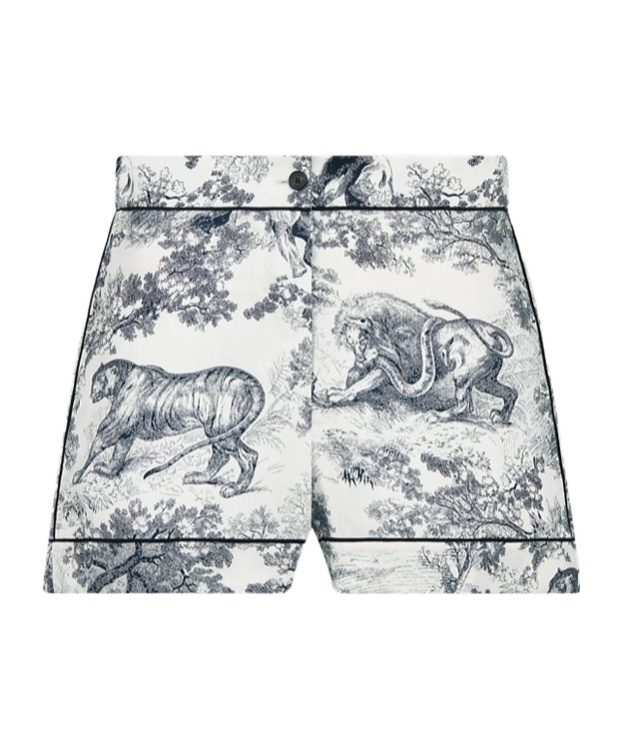 Dior Chez Moi Shorts In White