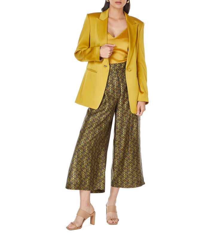 Max Mara V-collar Sling In Yellow