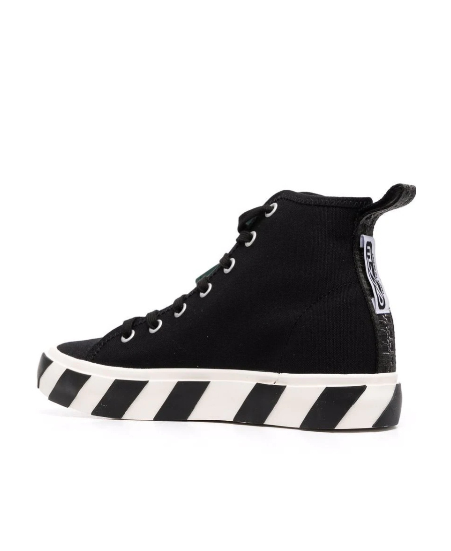 Off-white Vulcanized High-top Sneakers In Black