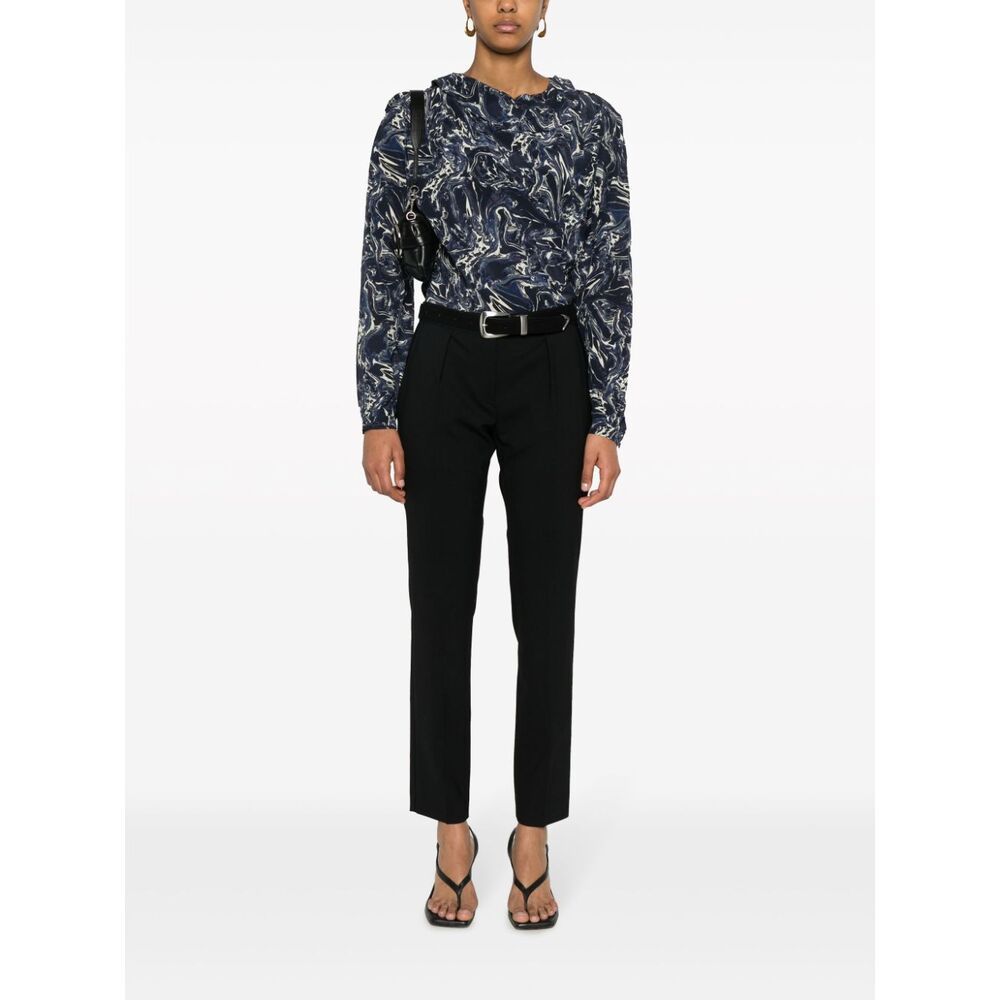 Isabel Marant Nolena Tailored Slim Pants In Black
