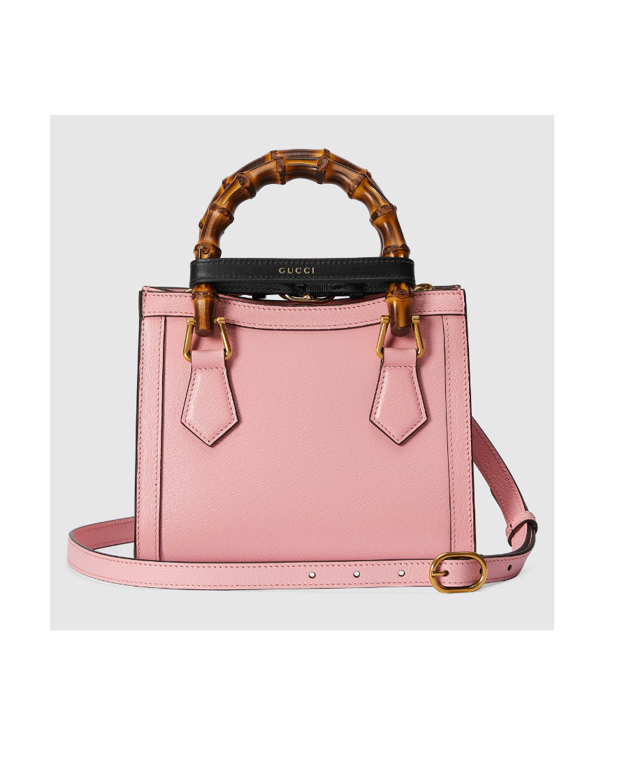 Gucci Logo-plaque Tote Bag In Pink