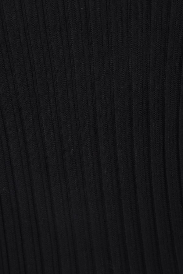 Blumarine Wide-sleeve Knitted Top In Black