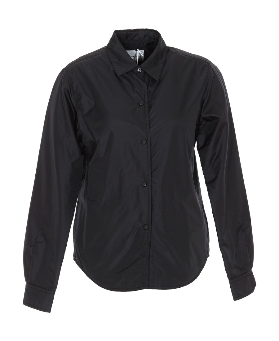 Aspesi Lightweight Shirt Jacket In Black