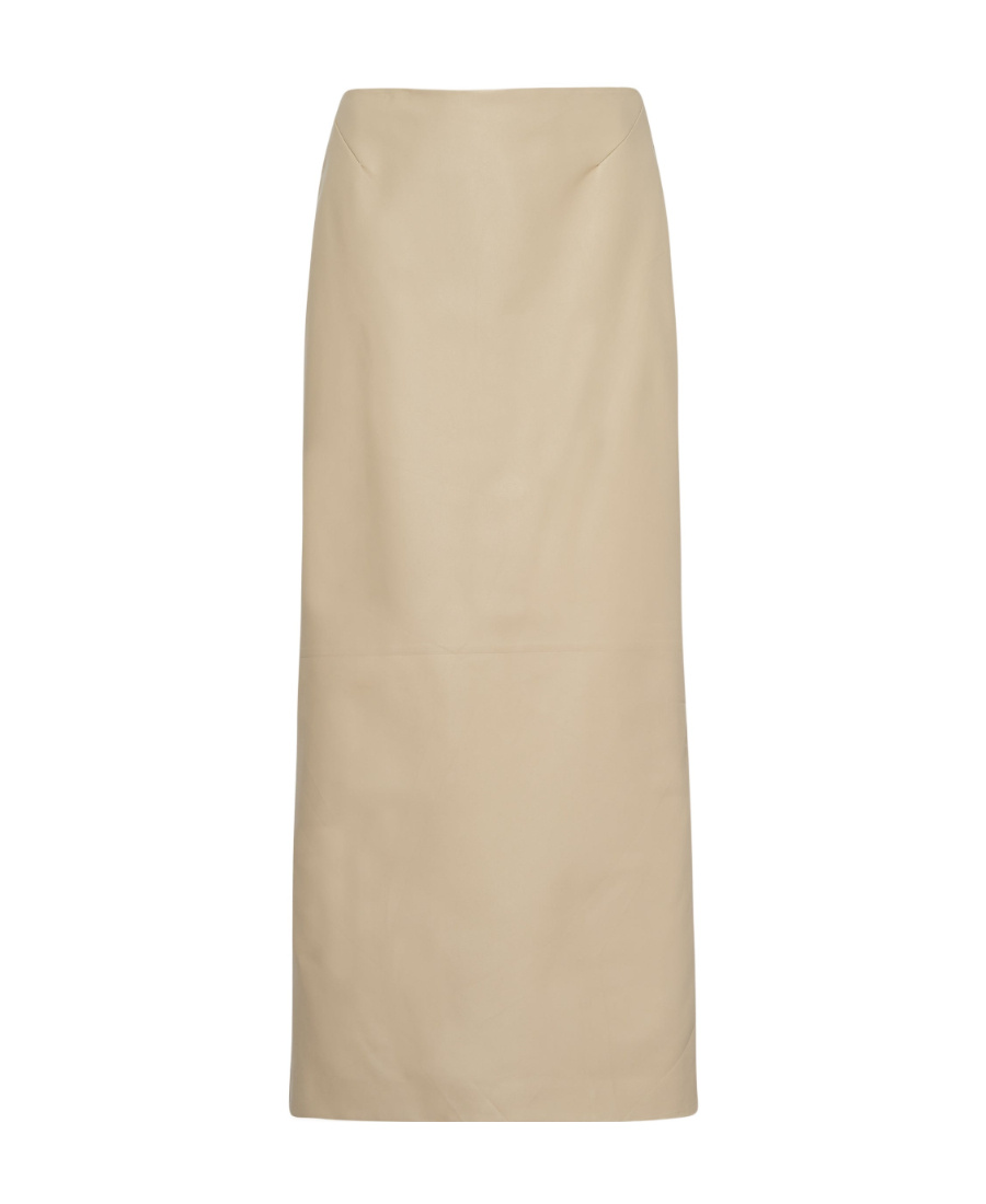 The Row Logo Skirt In Nude