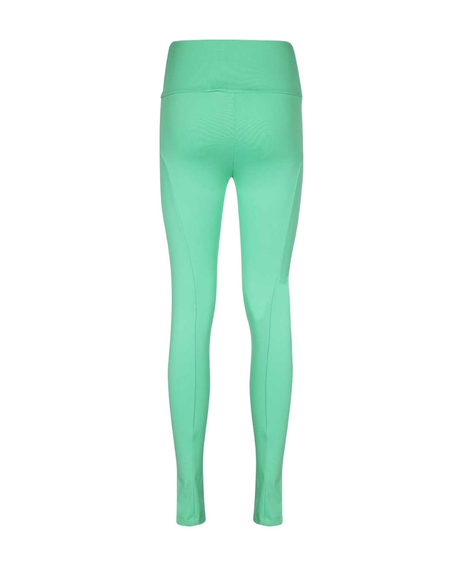 Msgm High-waist Leggings In Green