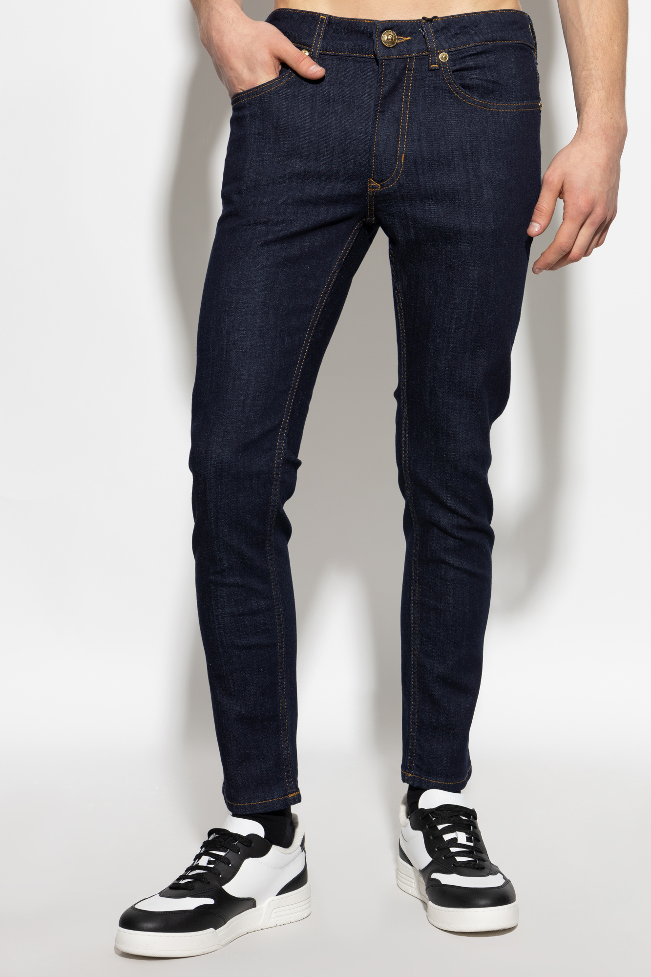 VERSACE JEANS VERSACE JEANS COUTURE SLIM FIT DESIGNER JEANS