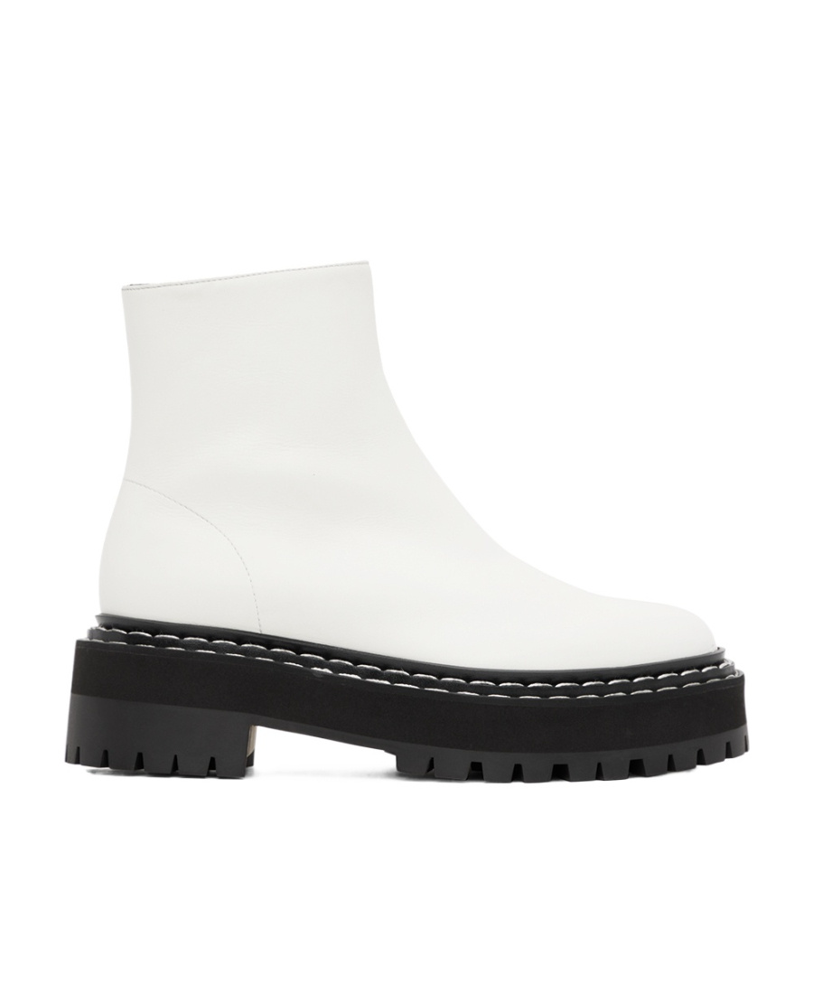 Shop Proenza Schouler And Ankle Boots In White
