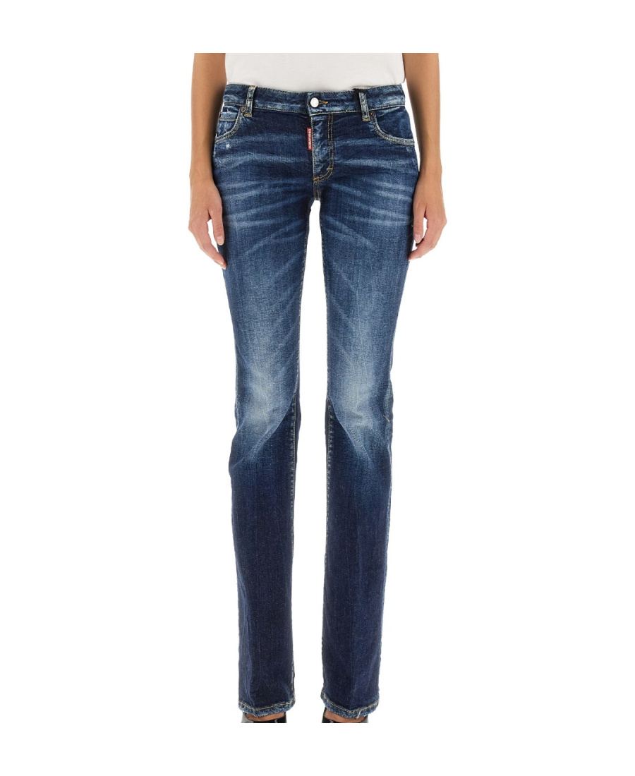 Dsquared2 Jeans Flare Twiggy In Black