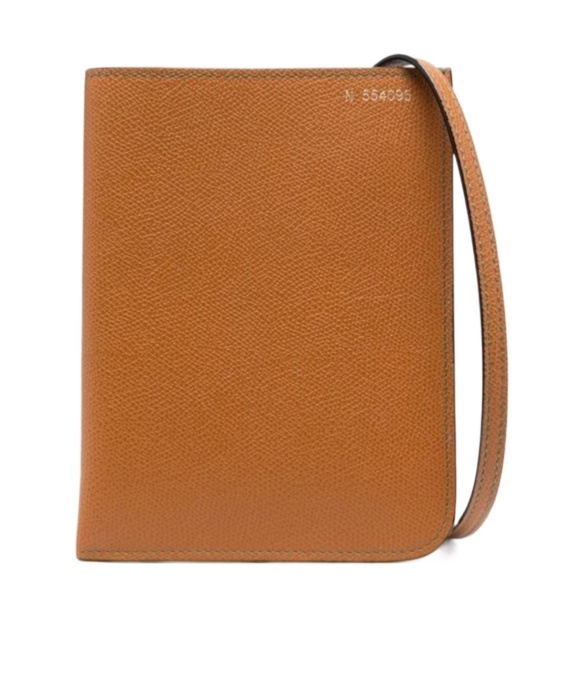 Valextra Logo Cross-body Bag In Brown