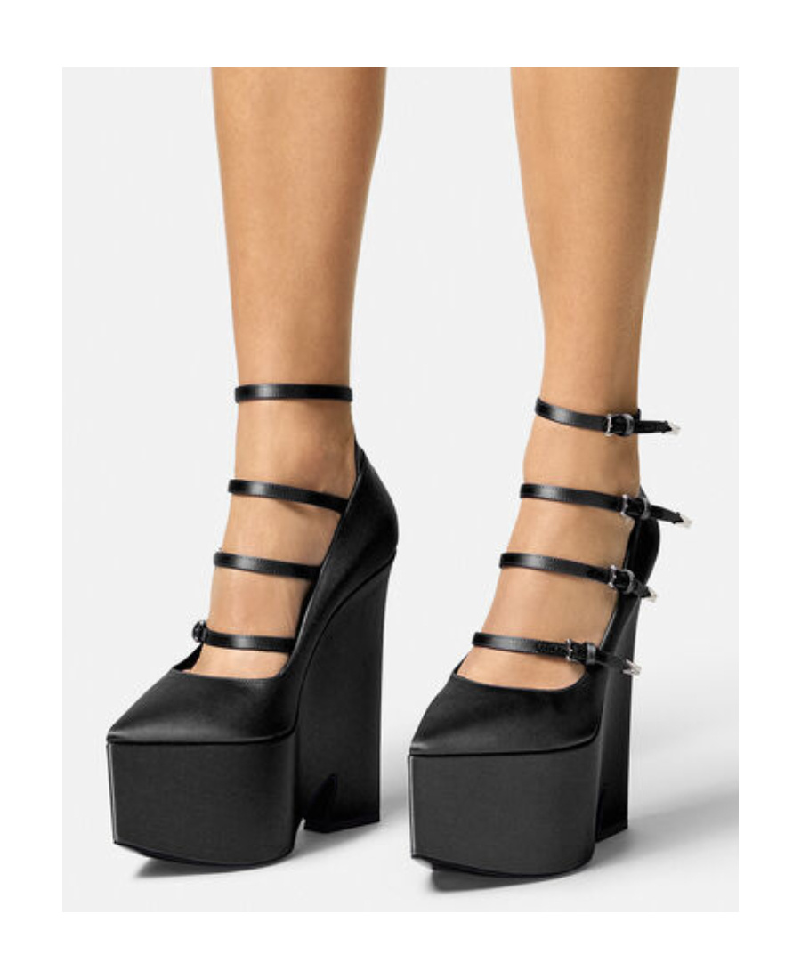 Versace Sandals In Black
