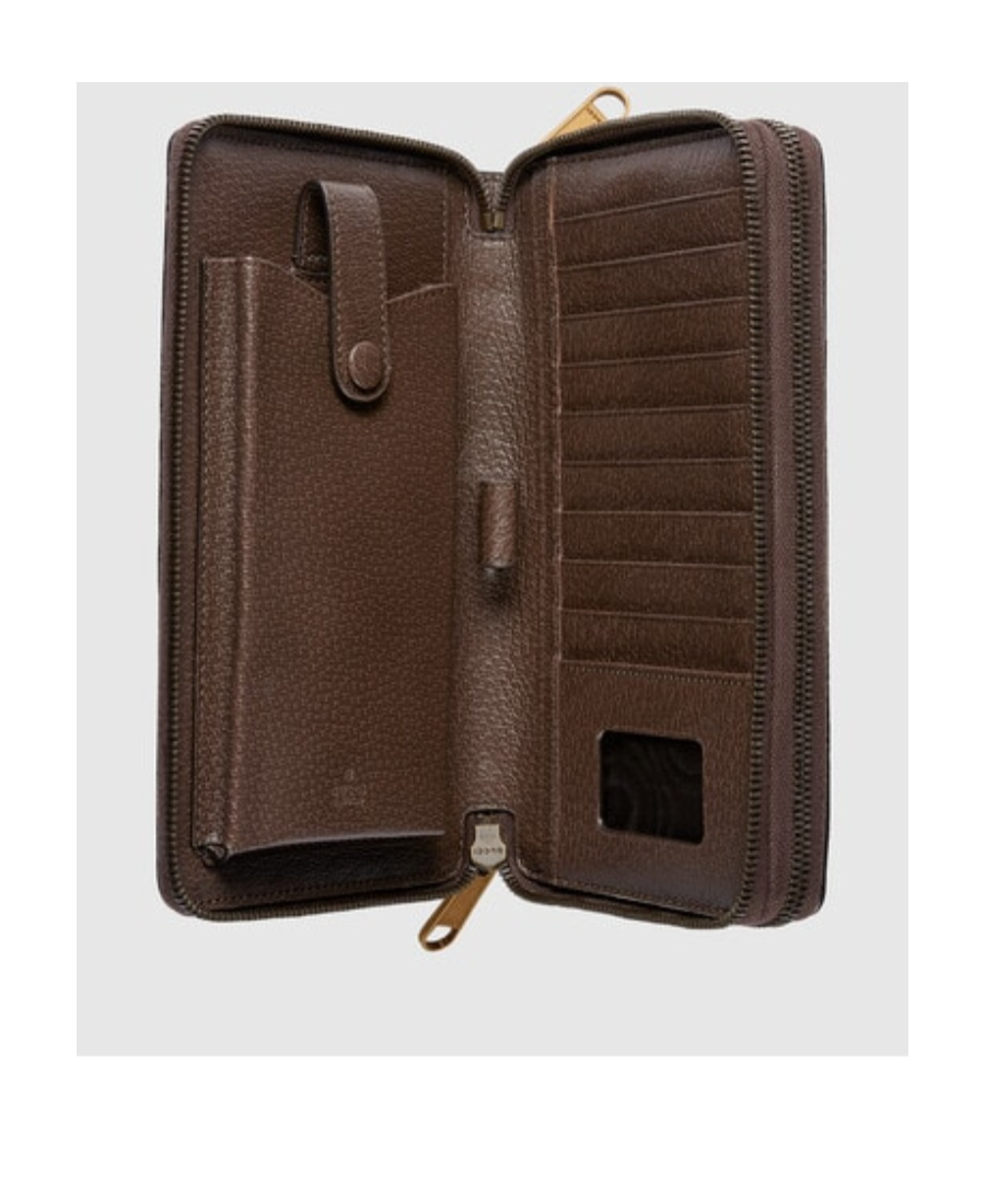 Gucci Ophidia Gg Travel Case In Nude