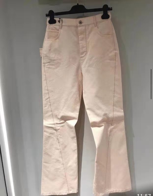 Bottega Veneta High-waisted Jeans In Pink