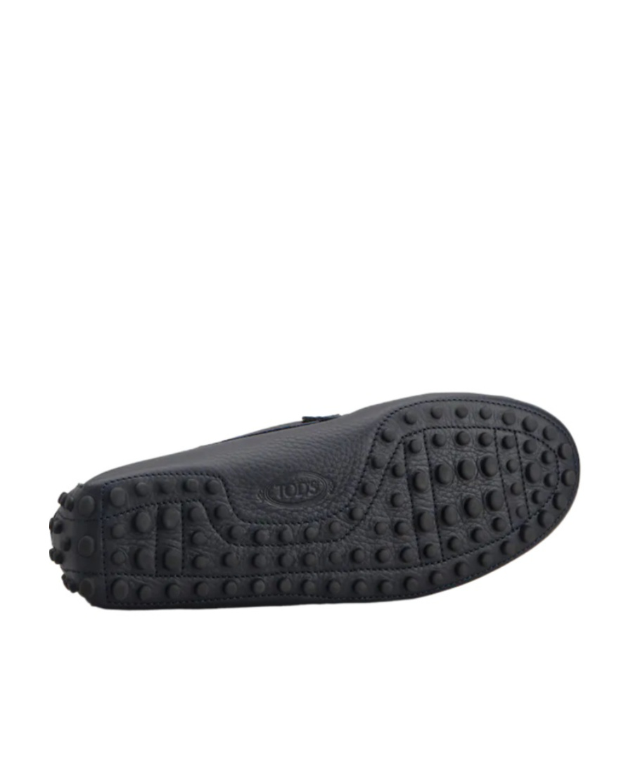 Tod's Gommino Leather Loafers In Black