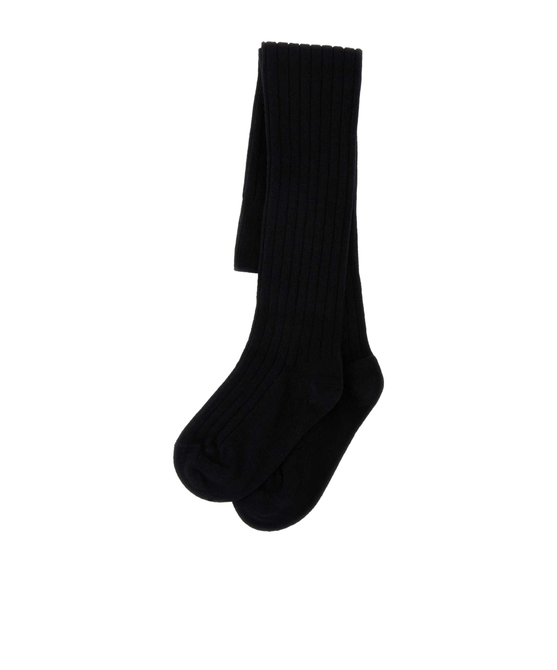 Prada Logo Socks In Black