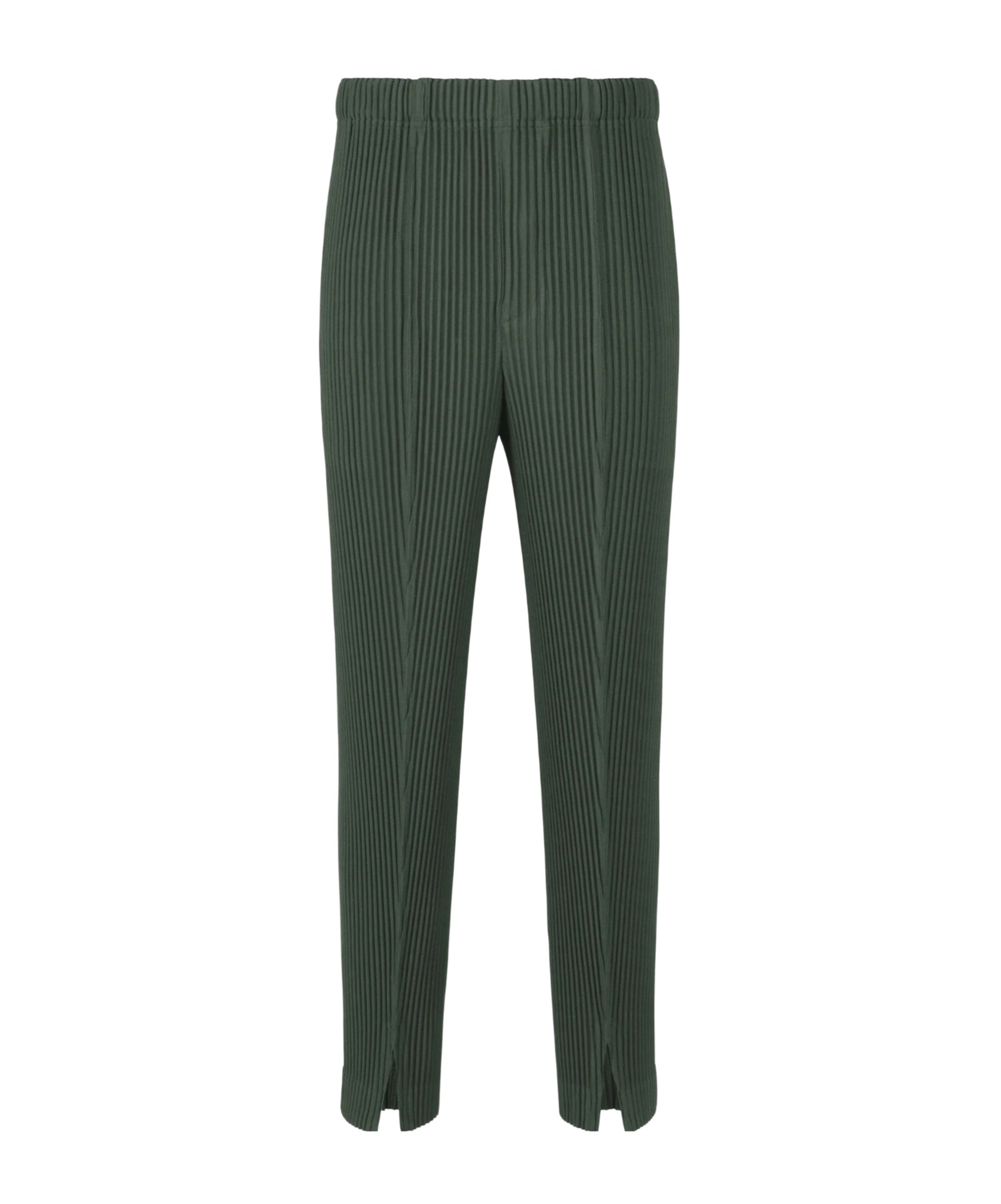 Issey Miyake Elastic Waist Casual Pants In Green
