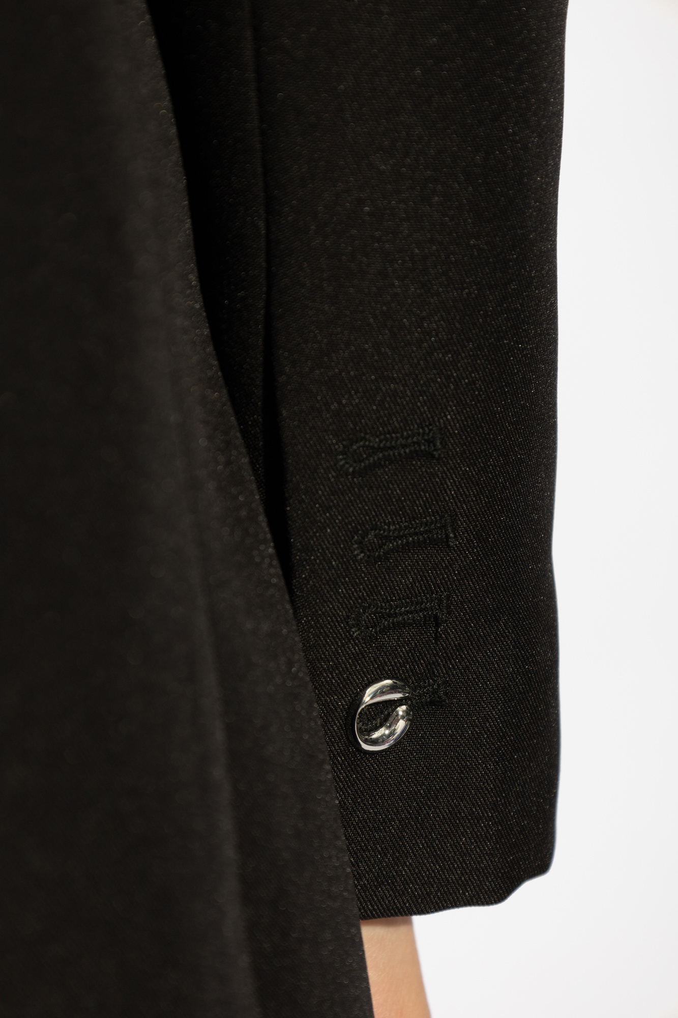 Coperni Long-sleeved Suit Coat In Black