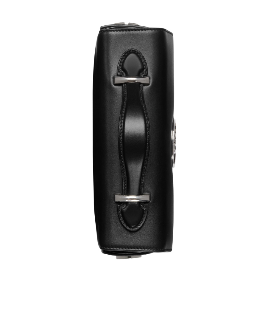 Gucci Double G Logo Mini Shoulder Bag In Black