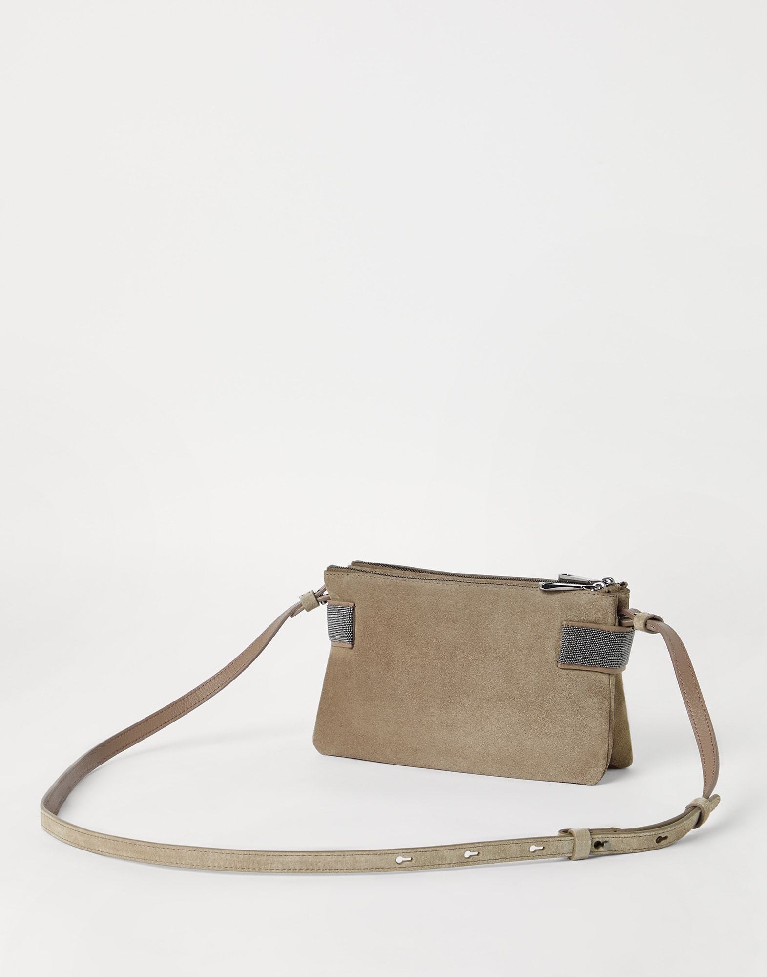 Brunello Cucinelli Essence Mini Shoulder Bag In Brown