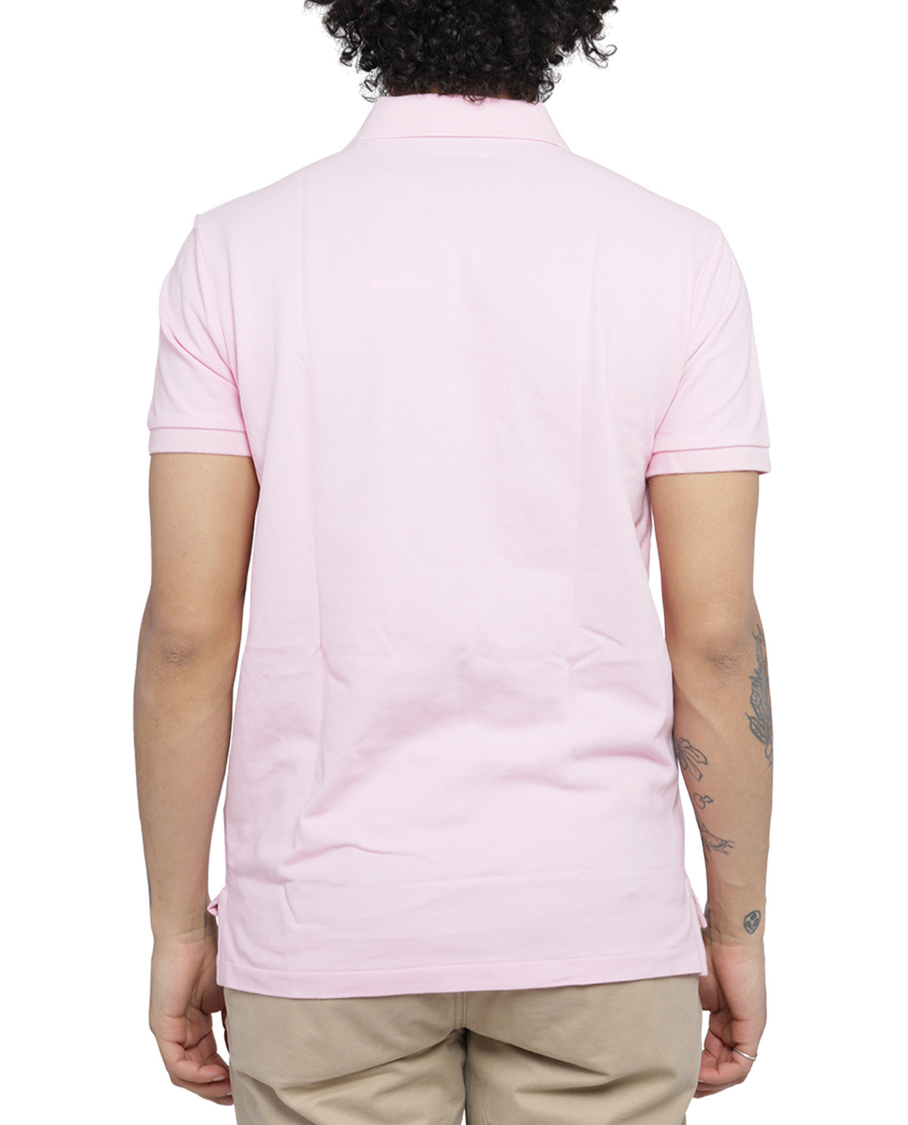 Shop Polo Ralph Lauren Short Sleeve Polo Shirt In Pink