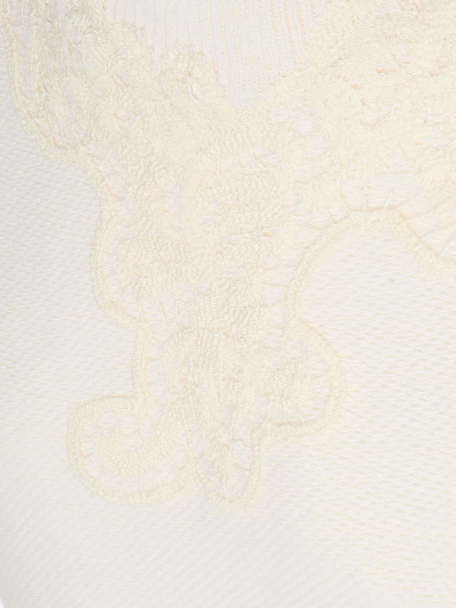 Ermanno Scervino Lace Decorative Sweater In White