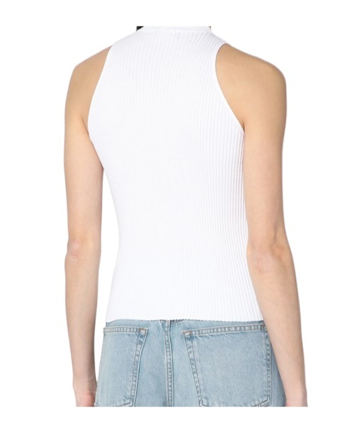Roberto Collina Ribbed Tank Top In White