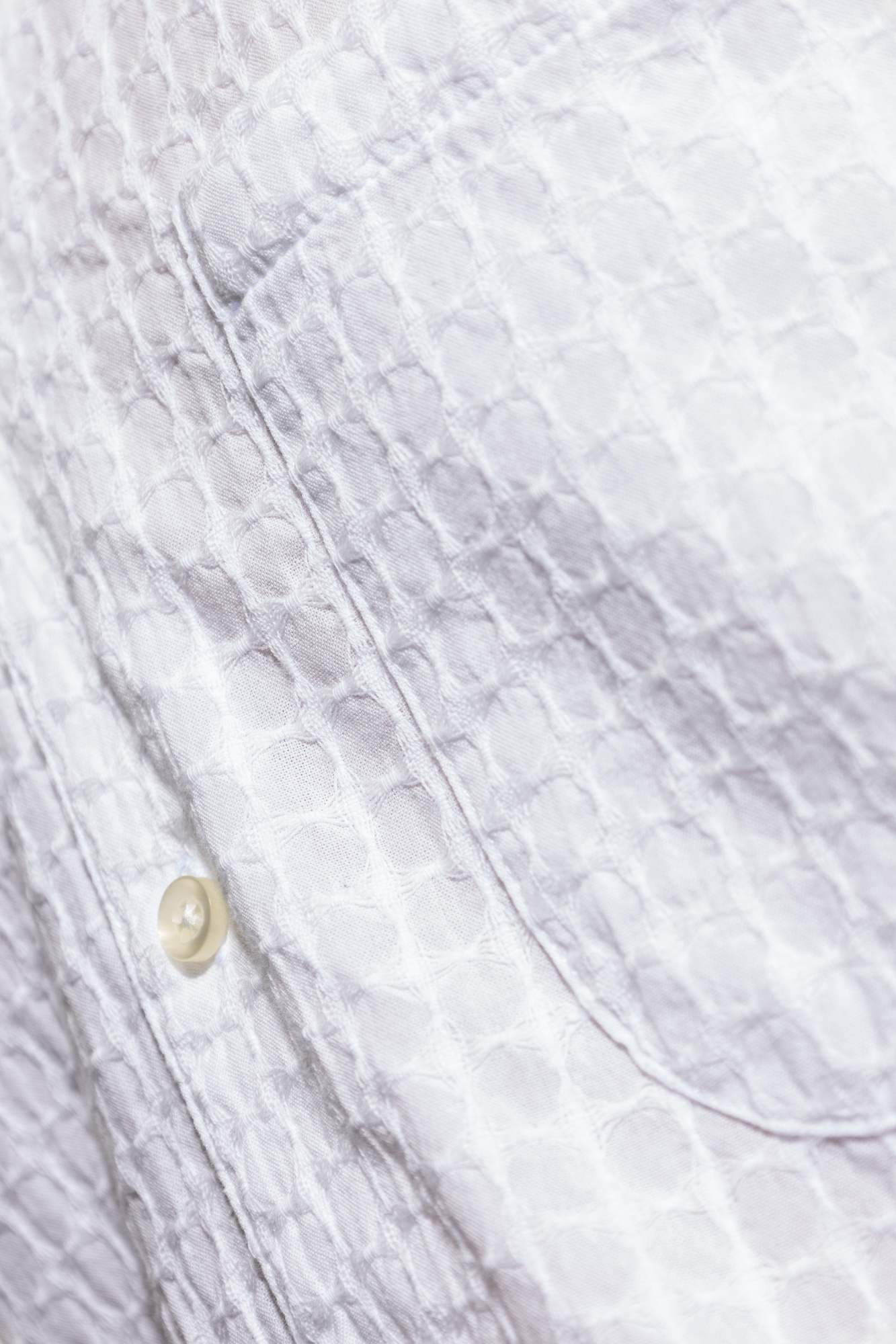 Officine Generale Short-sleeved Shirt In White