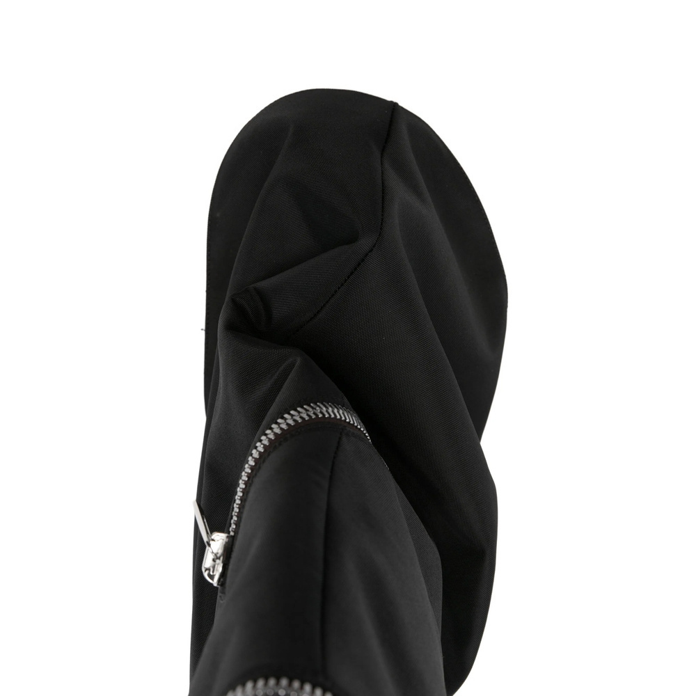 Rick Owens Drkshdw Ziper-detail Boots In Black