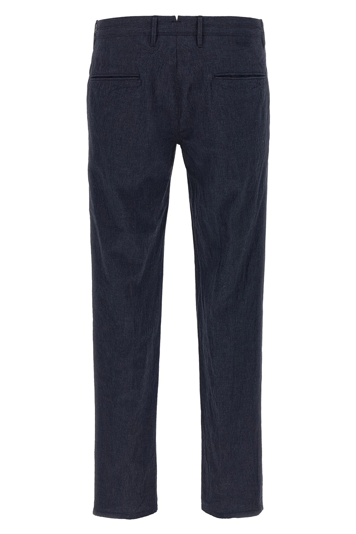 Incotex Cotton Trousers With Back Pocket And Belt Loops
