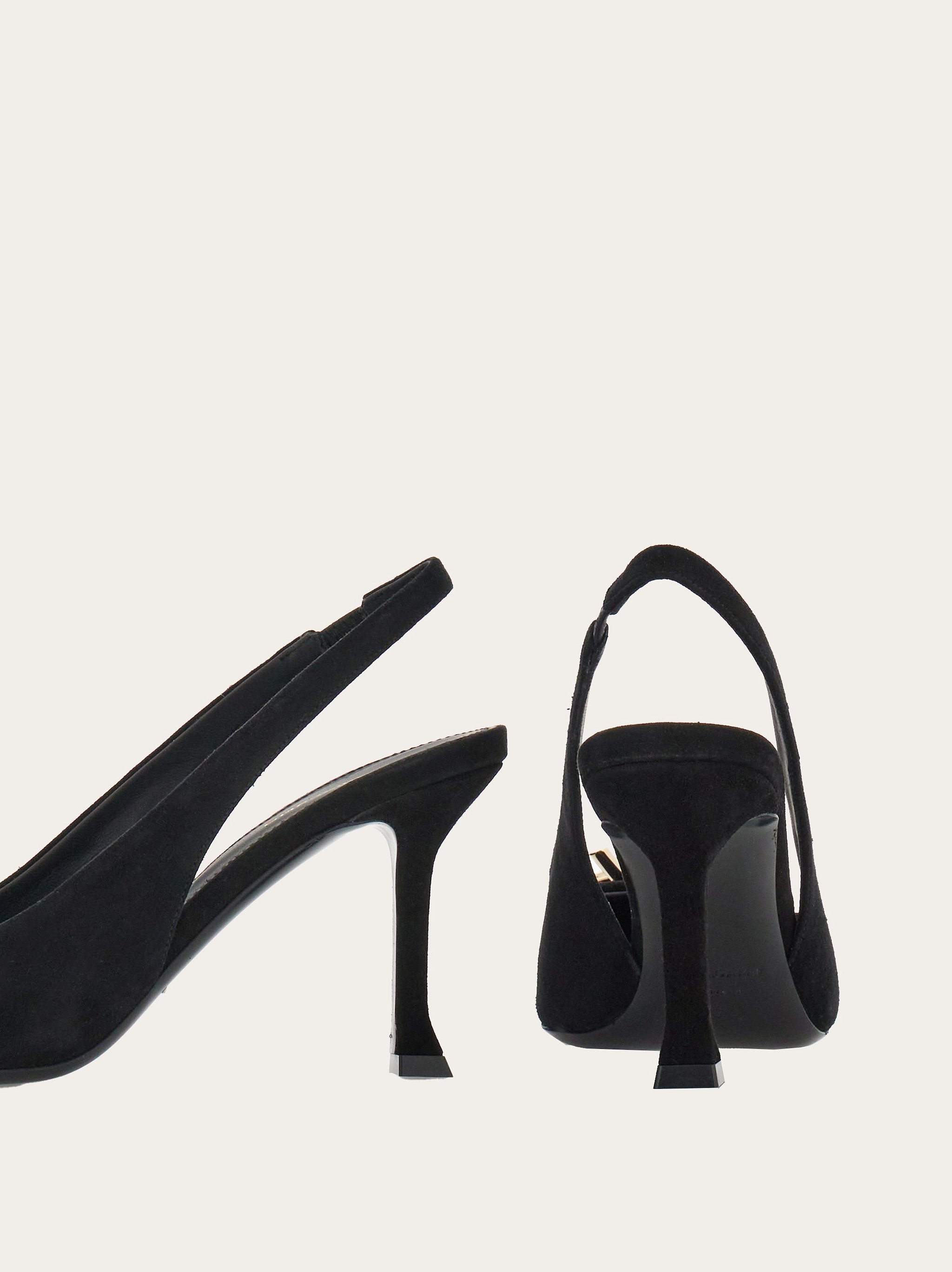 Shop Ferragamo Asymmetrical Bow Knot High Heels In Black