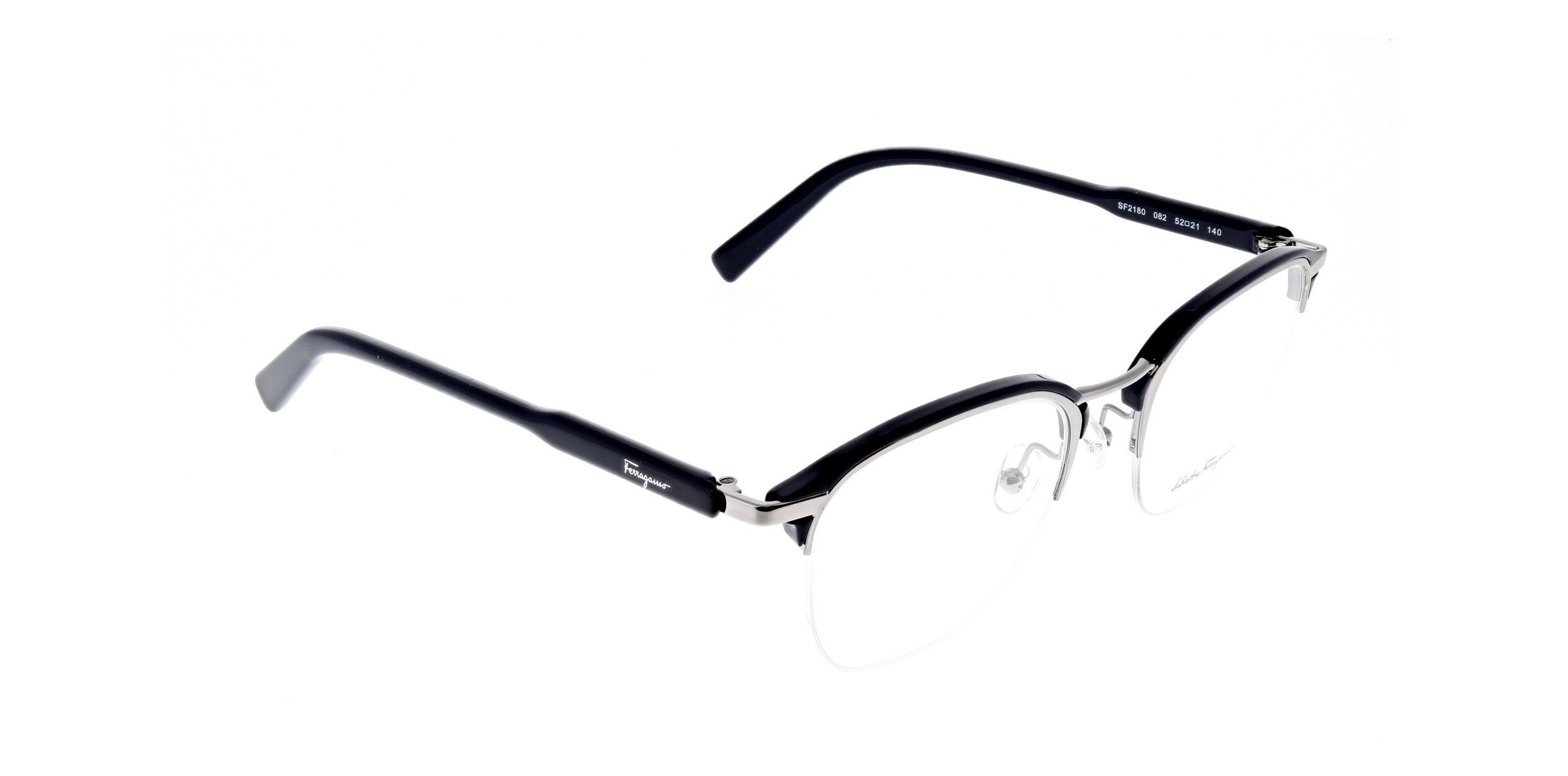 Ferragamo Logo Flat Mirror In White