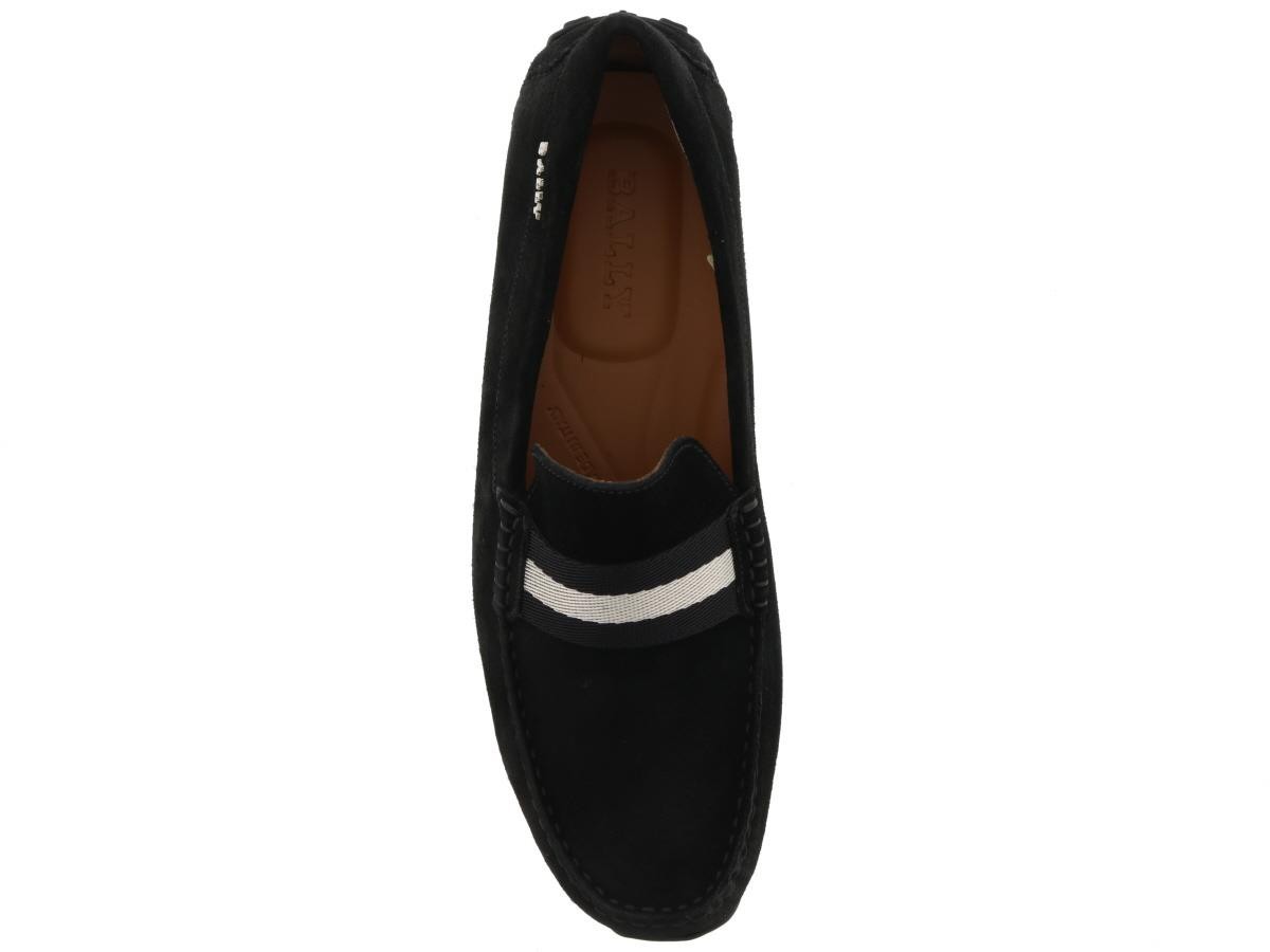 Bally Logo Details Business Casual Shoes In Black