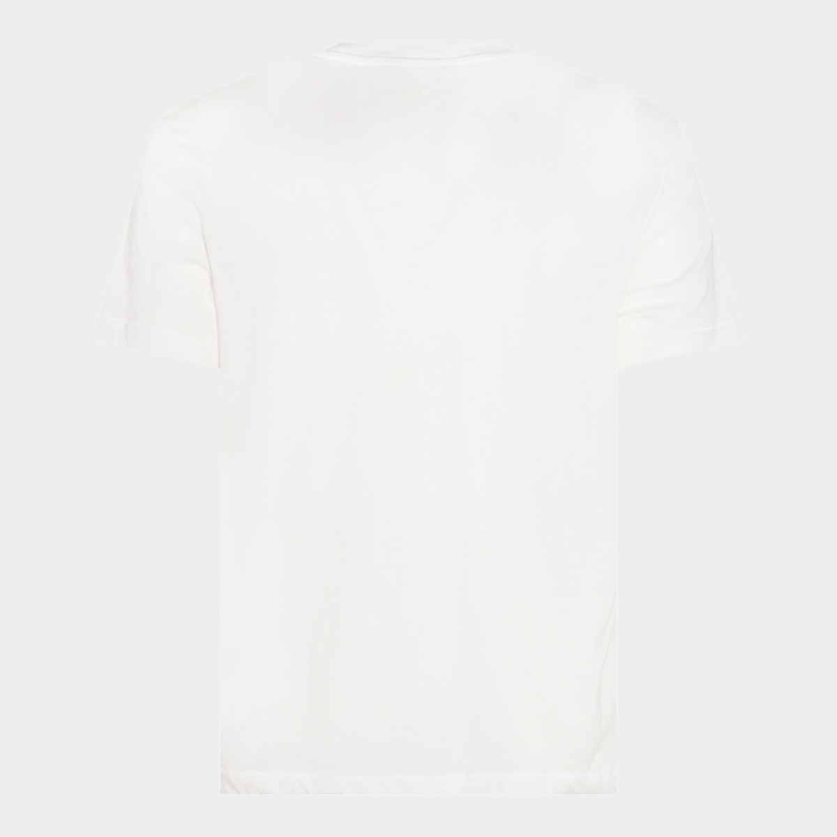 Tom Ford White Crewneck T-shirt With Tf Embroidery In Lyocell And Cotton Blend Man