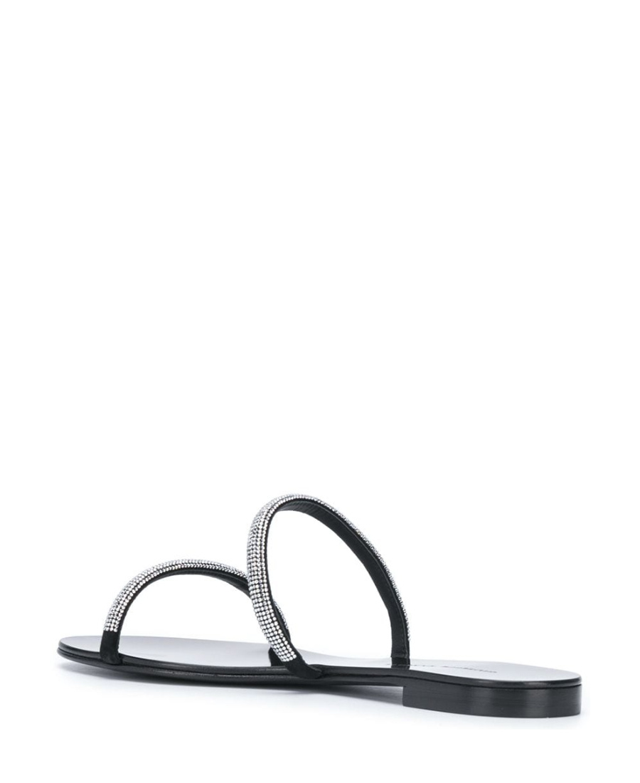 Giuseppe Zanotti Water Drill Inlaid Flip-flop In White