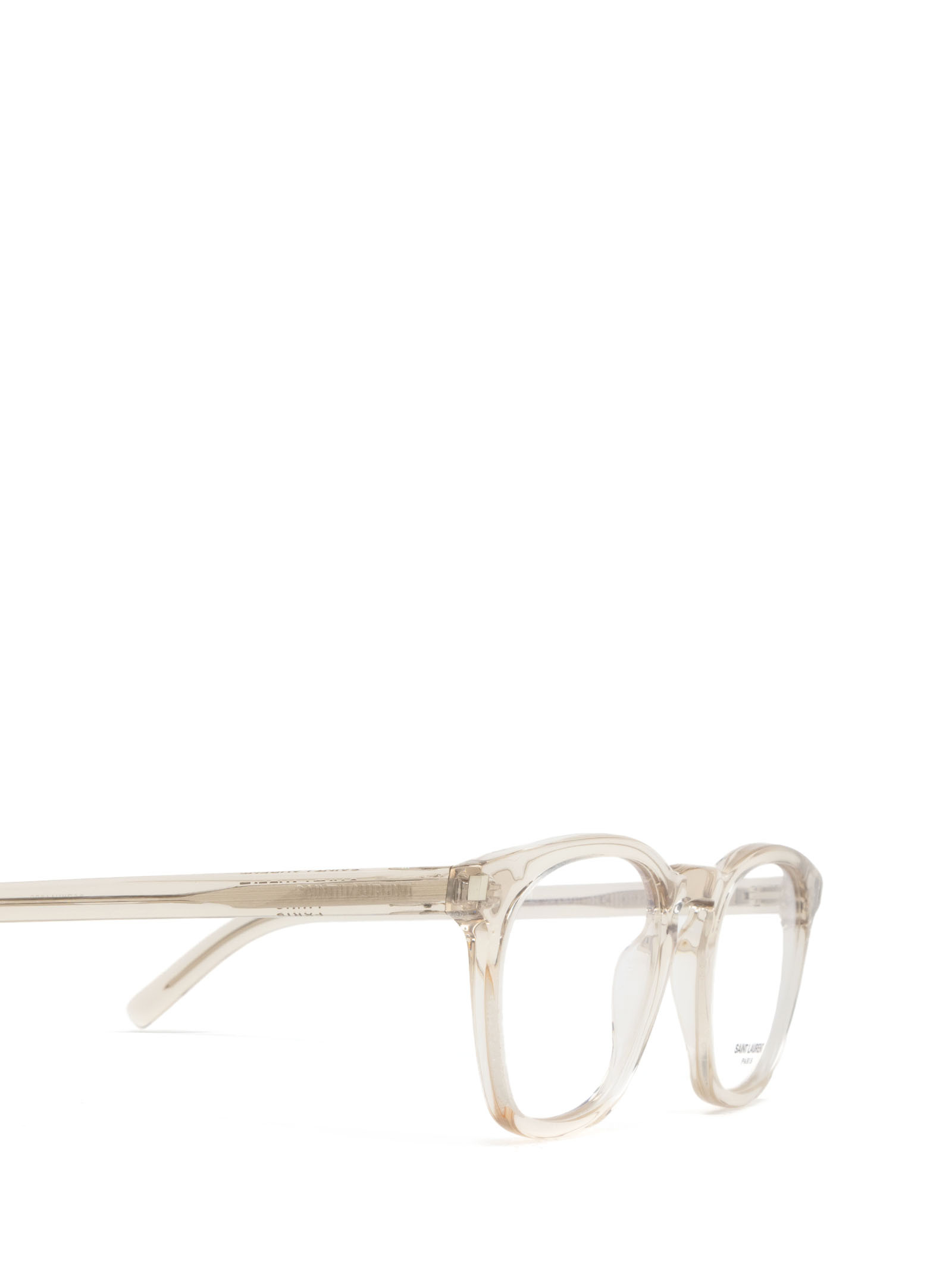 Saint Laurent Transparent Square-frame Glasses In White