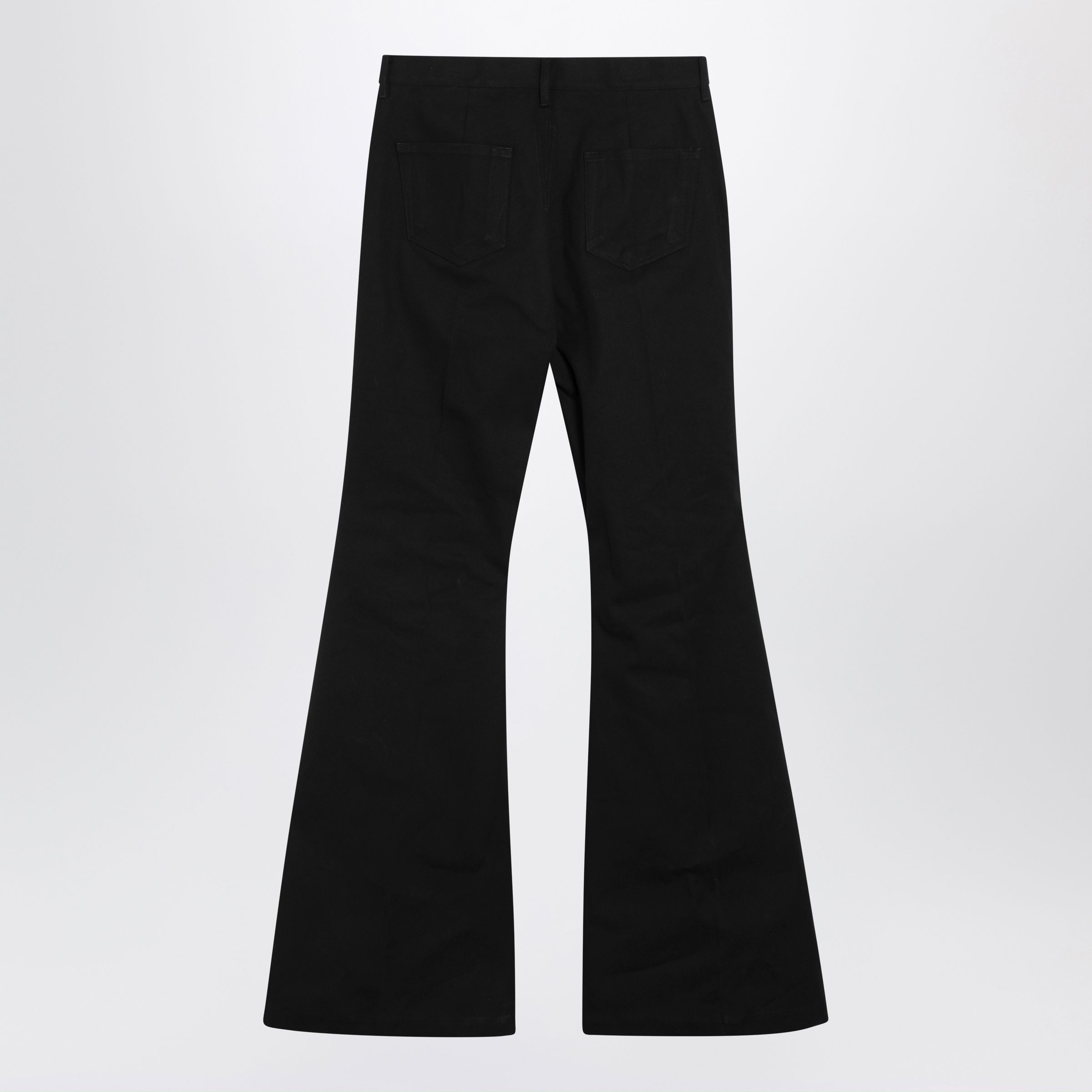 Rick Owens Bolans Flared Trousers In Black