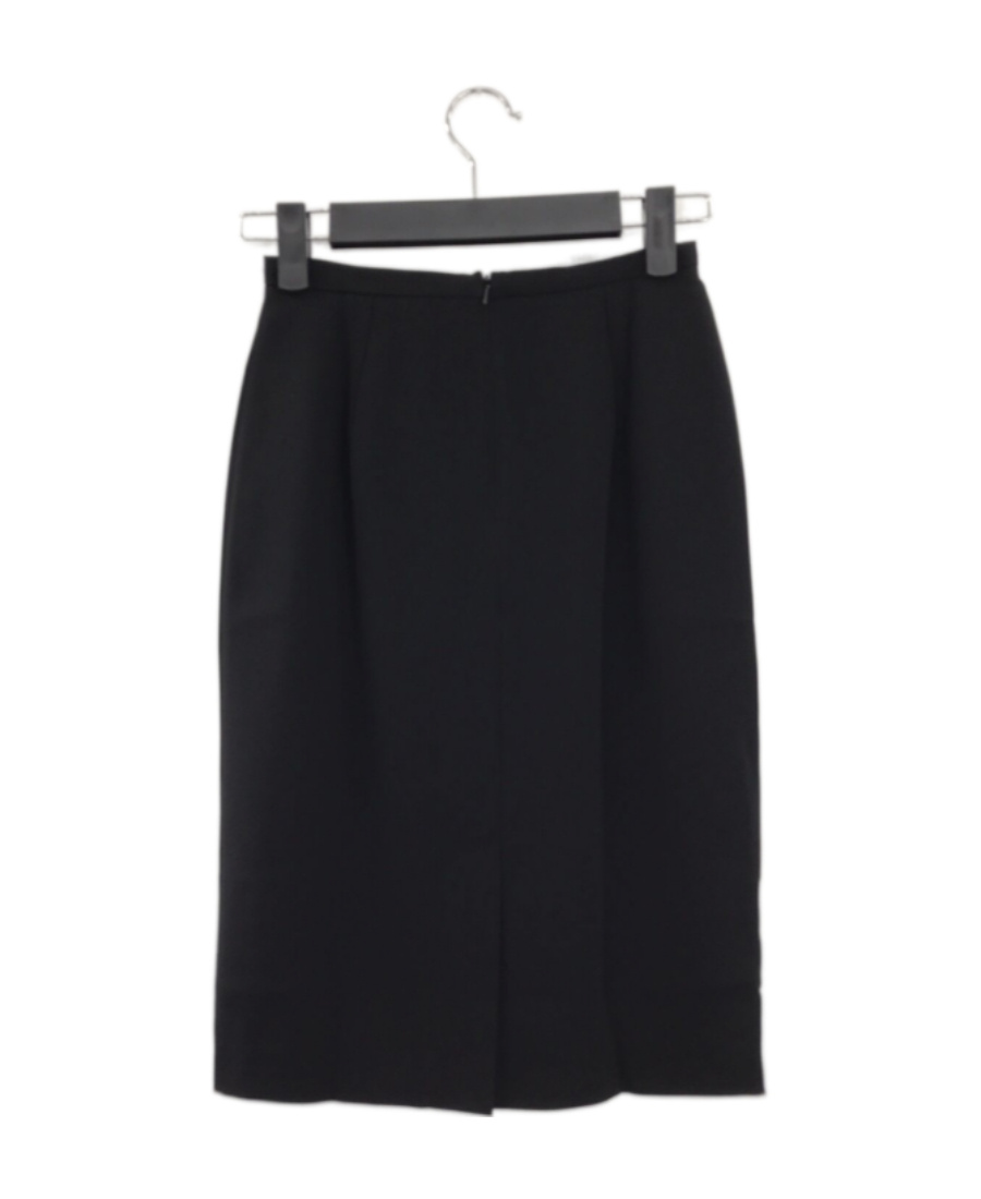 Max Mara Emblem Skirt In Black