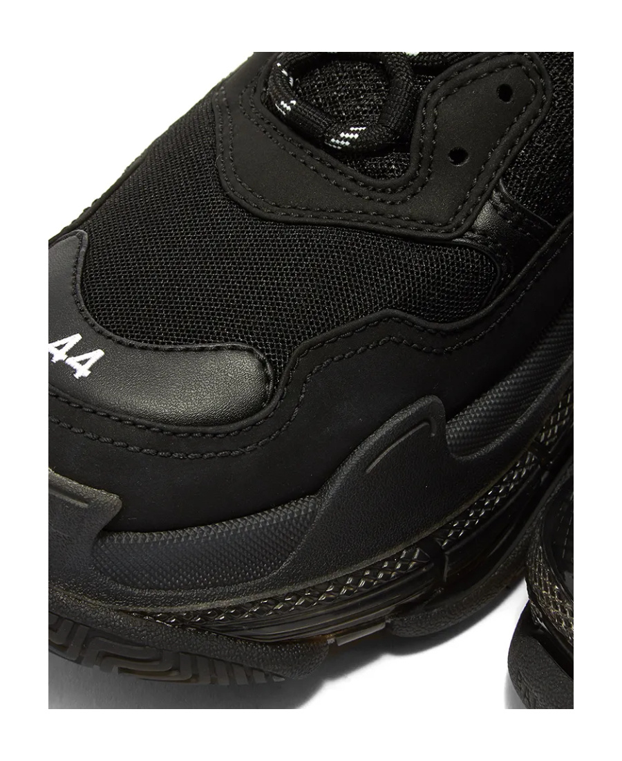 BALENCIAGA TRIPLE S CLEAR SOLE DA UOMO IN NERO