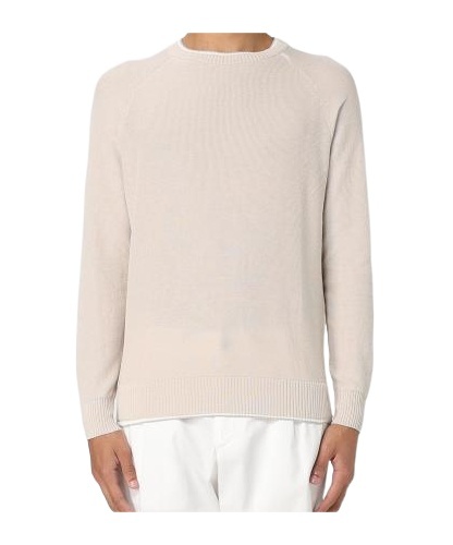 Eleventy Long Sleeve Sweater In Neutral