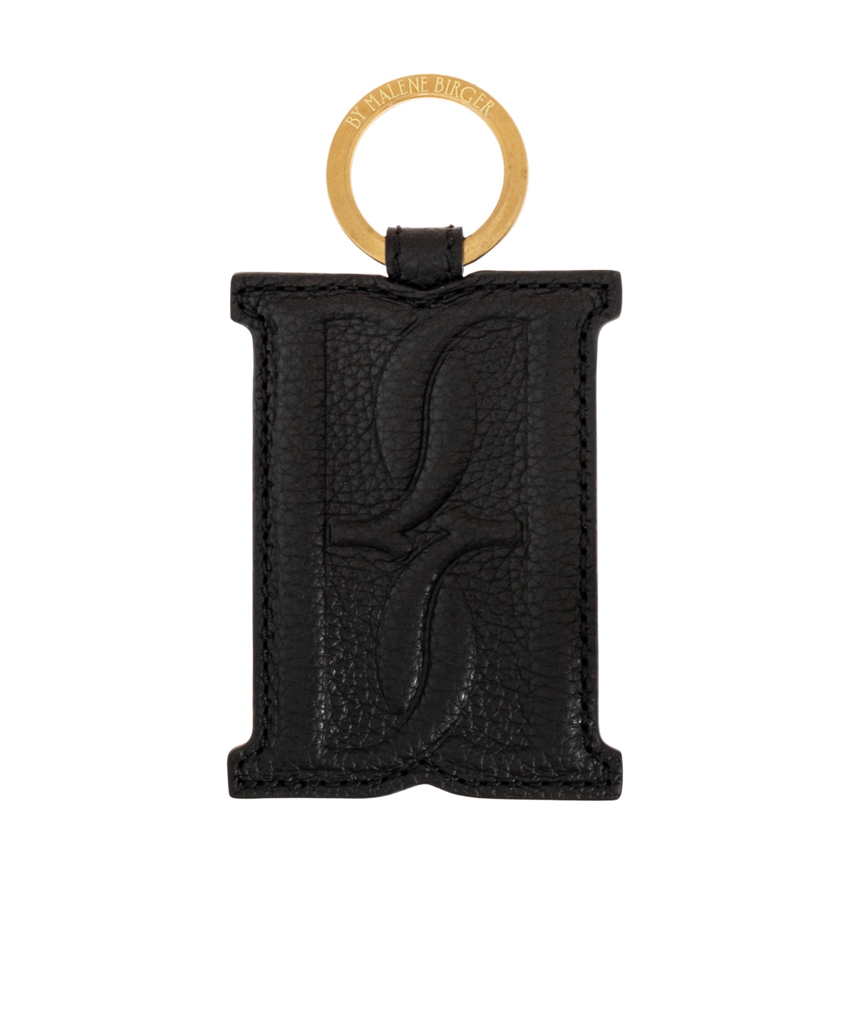 Shop By Malene Birger Logo Keychain In Black