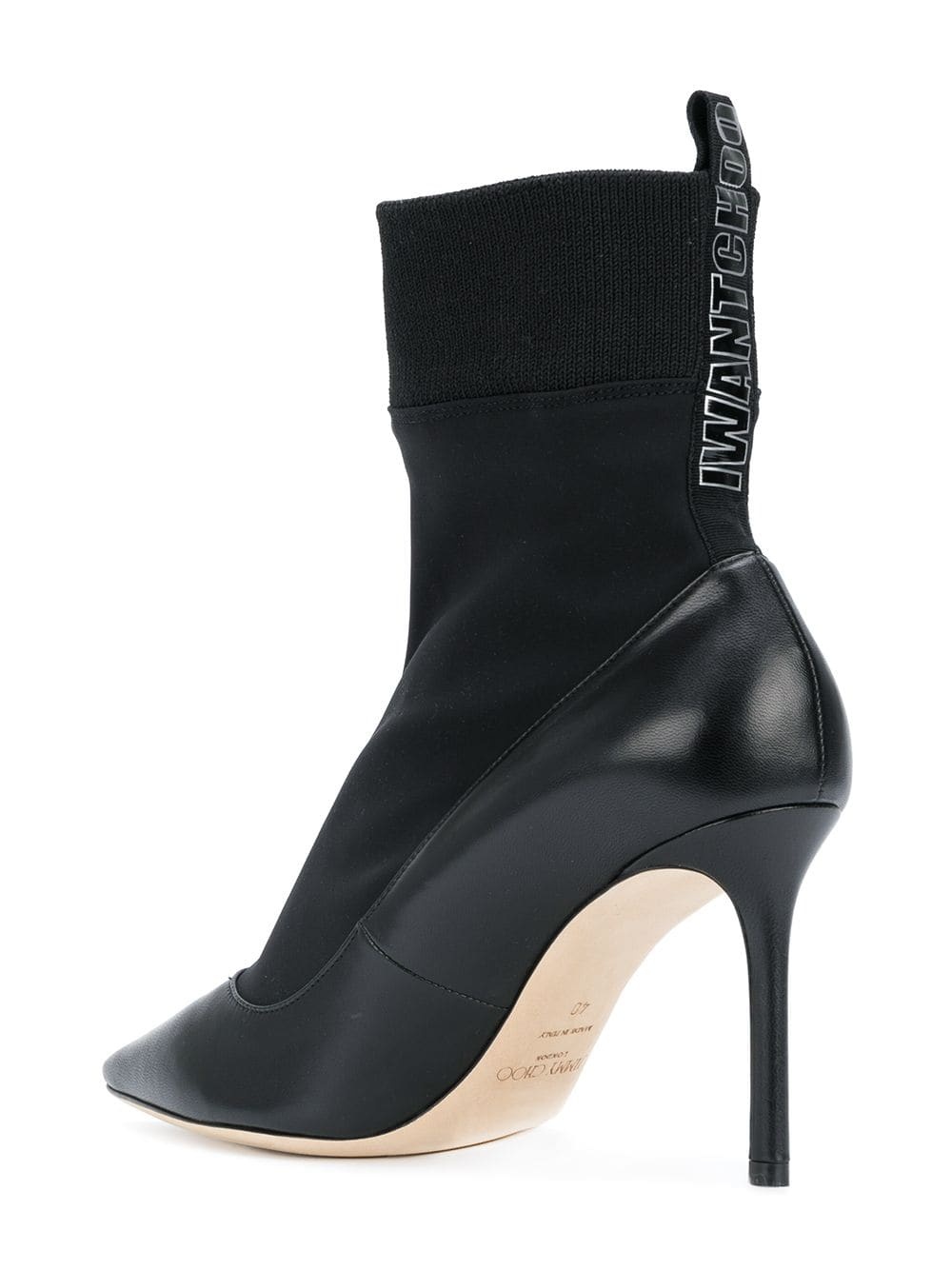 Jimmy Choo Brandon Ankle Boots In Black Leather