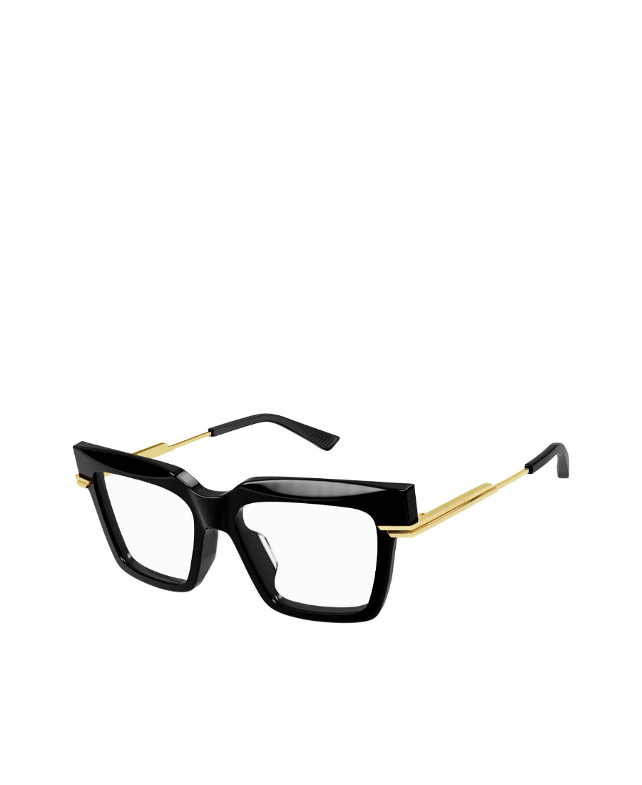 Bottega Veneta Logo Flat Mirror In Black