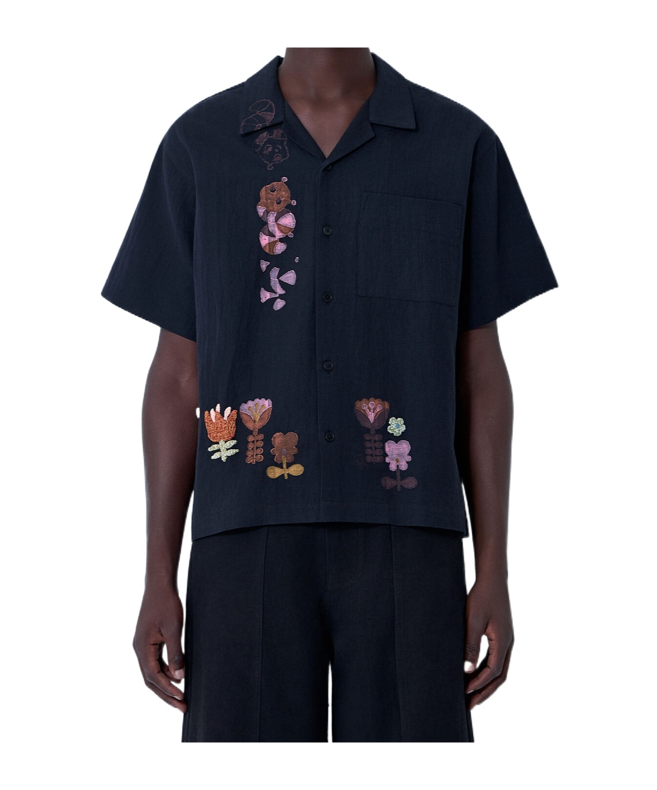 Story Mfg. Short Sleeve Shirt In Black