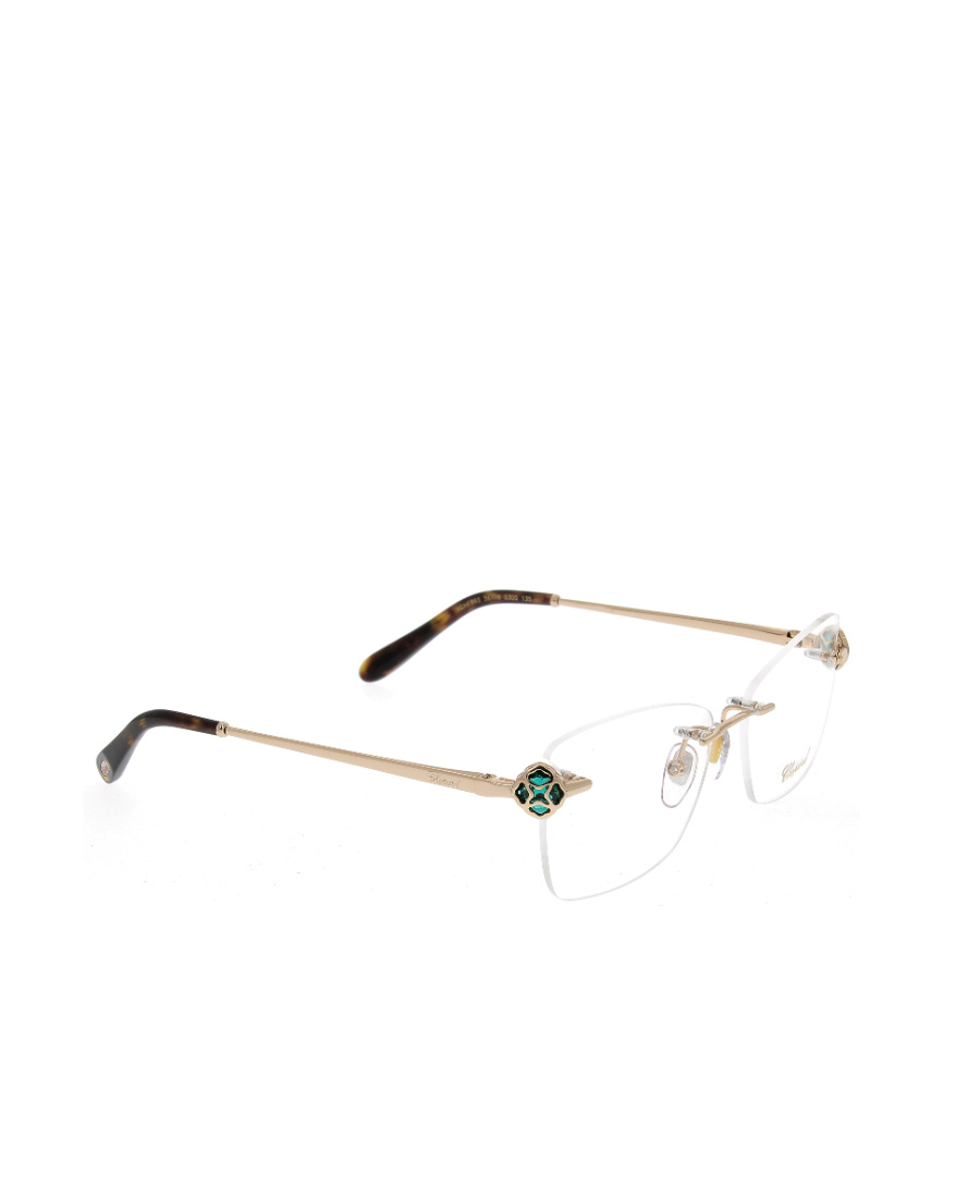 Chopard Eyewear Butterfly Frame Glasses In White