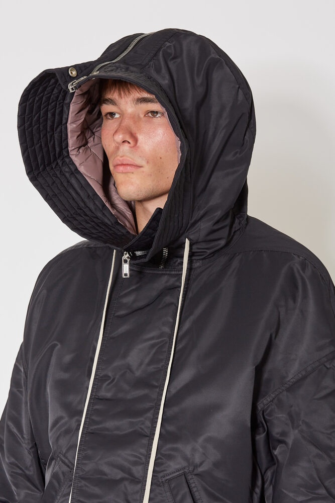 Rick Owens Drkshdw Drkshdw By Rick Owens Man Jacket Black Size L Polyamide In Black