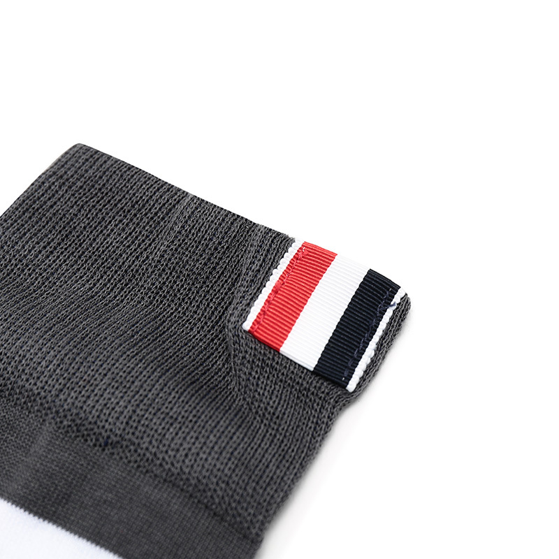 Shop Thom Browne 4-bar Mid-calf Socks In Black